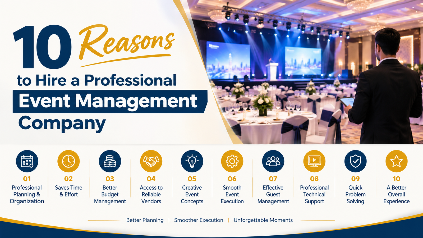 10 Reasons to Hire a Professional Event Management Company